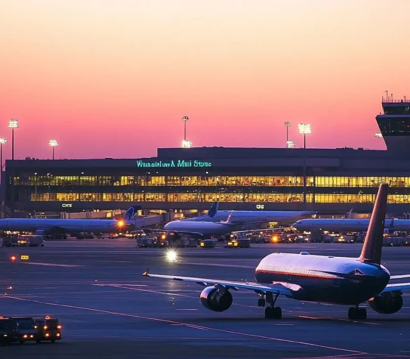 StockCake-Airport at Dusk_1728926386 Airport
